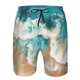 thumbnail image 3 of Balery Ocean Wave Crash Traje de Baño Estilo Hawaiano para Hombre, Shorts de Secado Rápido con Bolsillos-XX-Large, 3 of 6