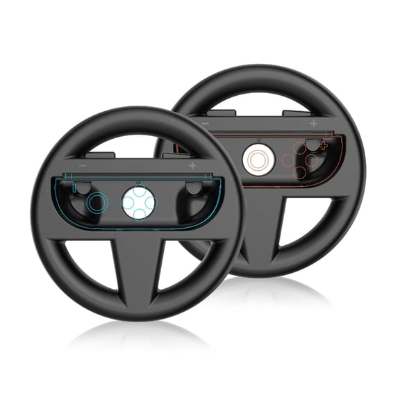 2Pieces Ergonomic Racing Wheel Quick Release Game Controller Attachment For Enhances Gaming Experience Easy Installation