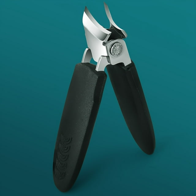 Stainless Steel Slant Tip Nail Clipper Tool for Precise and Clean Trimming with Wide Jaw Opening Design