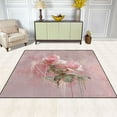 thumbnail image 3 of BZSMCE Vintage Area Rugs Pink Roses Creative Area For Home, 3 of 7
