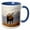 Blue/White, variant on 3drose, Moose Bull Wildlife, Denali National Park, Alaska - Us02 Ska3065 - Steve Kazlowski, 11oz Mug
