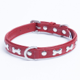 thumbnail image 1 of Os ROTTERDAM en Cuir pour Collier de Chien à une Rangée d'Os, 1 of 3