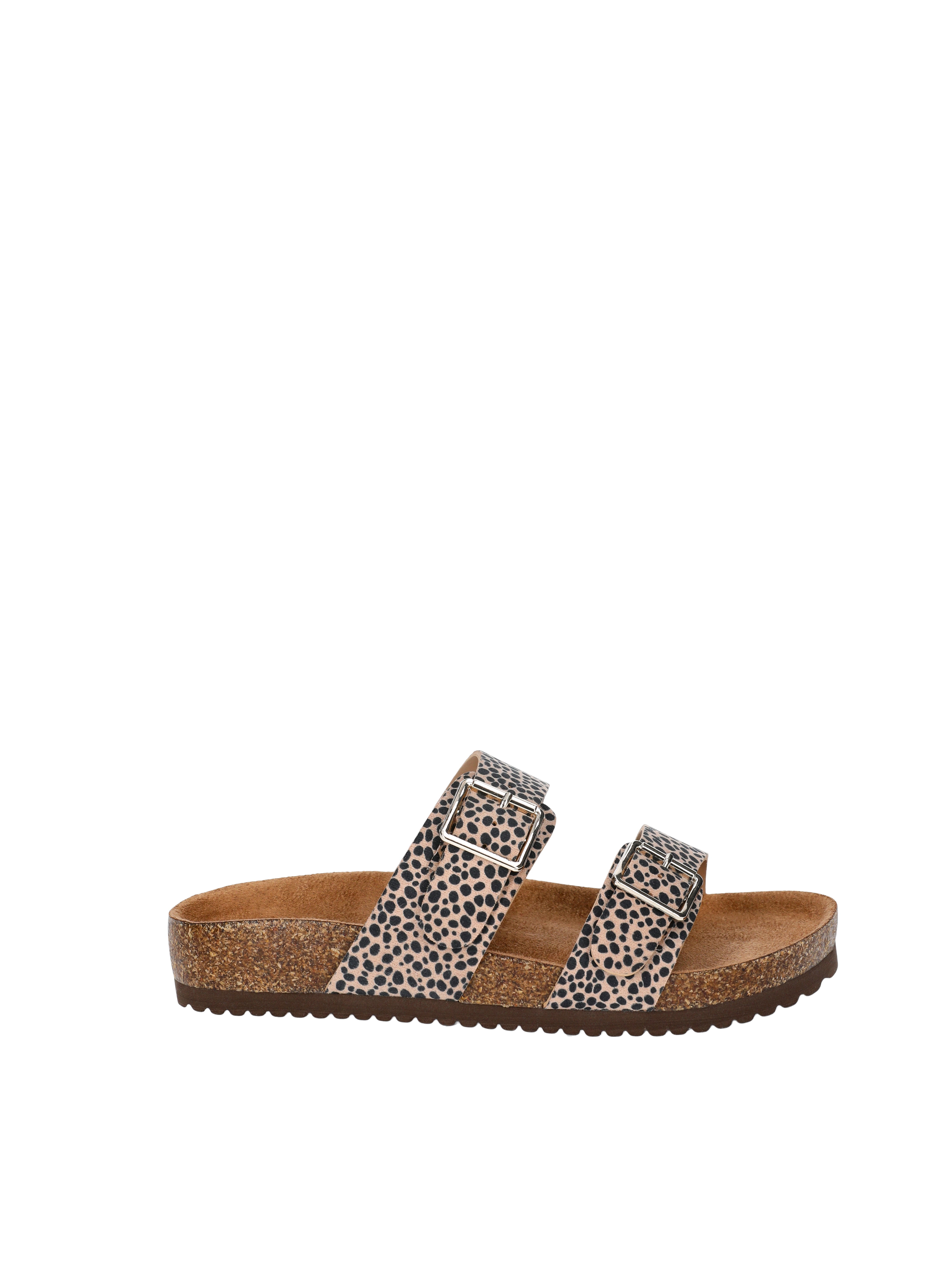 Wonder Nation Little & Big Girls 2 Buckle Footbed Sandals