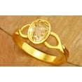 thumbnail image 2 of Maa Karni Natural Natural Yellow Sapphire Ring 925 Sterling Silver 22k Gold Plated Ring 3.50 Ct. AAA+ Quality Birthstone Astrology Sapphire Handmade Ring for women, 2 of 5