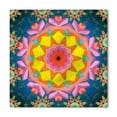 thumbnail image 1 of Mandala Bandana, Petals in Vibrant Colors, Unisex Head and Neck Tie, by Ambesonne, 1 of 2