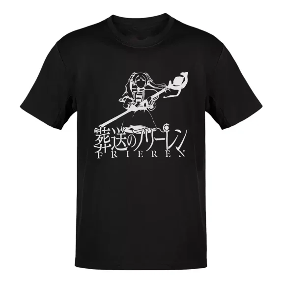 Reprint Rare Anime Frieren Panel Lines Logo T Shirt Size S - 5Xl Gift For Friends