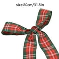 thumbnail image 2 of Christmas Plaid Bows Decorations,Red And Green Bow Christmas Decorations,Christmas Check Plaid Bows Tie Bows Wreaths Ornaments For Xmas Tree Garland Diy Crafts Home Indoor Outdoor Decor,Red, 2 of 3