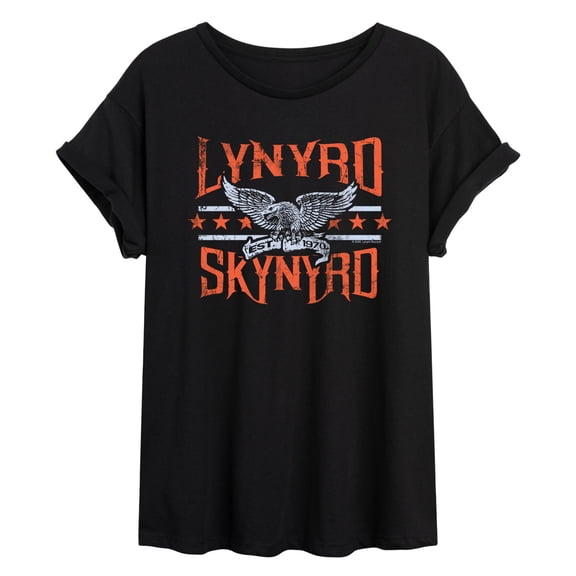 Lynyrd Skynyrd - Americana - Juniors Oversized Graphic T-Shirt