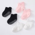 thumbnail image 6 of Knitted Socks with Anti Skid Bottom Unisex Baby Socks Solid Color Socks for Walking Playing & Crawling on Floors, 6 of 9