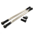 thumbnail image 1 of QualitChoice Aluminum Alloy 1/10 Steering Link Rod Set 2pcs Wheelbase Rc Steering Link Rod Set For RGT 86100 86100JC FTX5579 Black, 1 of 6