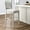Antique White/Ivory Cushion, variant on Plank+Beam 30" Counter Bar Stool, Solid Wood Modern Kitchen Stools with Cushion, Antique White/Ivory Cushion