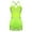 Fluorescent Yellow, variant on Womens Sleeveless Rhinestone Latin Dance Bodysuit Tassel Fringe Leotard Dress for Competition Black XXL