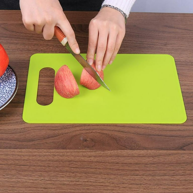 SANWOOD Cutting Board Nonslip Plastic Chopping Board Food Cutting Block Mat  Tool Kitchen Cook Supplies 