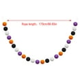 thumbnail image 2 of LYCAQL Wool Felt Ball Garland Colorful Garland 5.58 Ft Long 30 Ball Garland for Mardi Gras Thanksgiving Xmas Black History Month (Rainbow Colors), 2 of 5