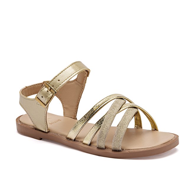 SANDALIA PLANA IVI LOVE DORADO 141804