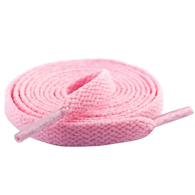 EARKITY Lacets Plats, Lacets Plats Colorés, Lacets de Couleur Unie, Cordons Plats, Lacets de Tennis, Lacets en Toile pour Espadrilles de Course Chaussures de Basketball Botte