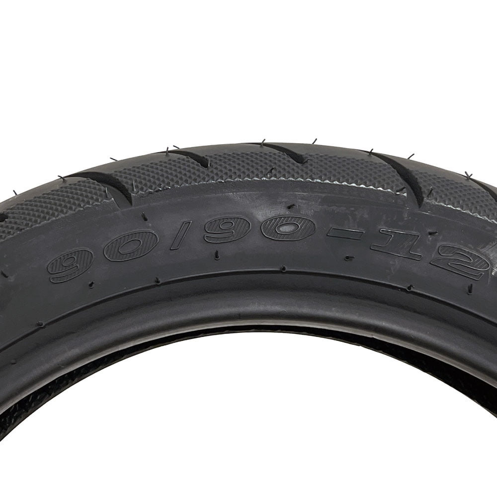Motorcycle Scooter Tire 90/90-12 - Tubeless Front/Rear, 12 inches rim (P132A)