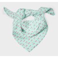 thumbnail image 3 of Bimba Green Leaf Floral Pure Silk Printed Head Bandanas Summer Neck Wrap Scarf 40 x 40 Inches, 3 of 6