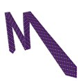 thumbnail image 6 of Goofa Purple Mardi Gras Pattern Men's Necktie Classic Silk Tie Woven Jacquard Neck Ties Necktie for Business and Wedding Formal Neckties, 6 of 8