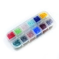 thumbnail image 1 of Advancent Paquete de 720 pendientes de cuentas de cristal con reverso plano de 4mm, accesorios de joyería, adornos de decoración, fabricación artesanal, Artesanía Advancent HA010494-00B, 1 of 6