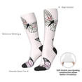 thumbnail image 4 of Naloa Beautiful Butterfly Knee Socks, High Socks Long Stretchy Sock Women Knee High Stocking, Long Socks for Women, 4 of 6