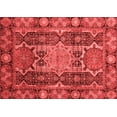 thumbnail image 1 of Ahgly Company Machine Washable Indoor Rectangle Abstract Red Modern Area Rugs, 2' x 4', 1 of 4