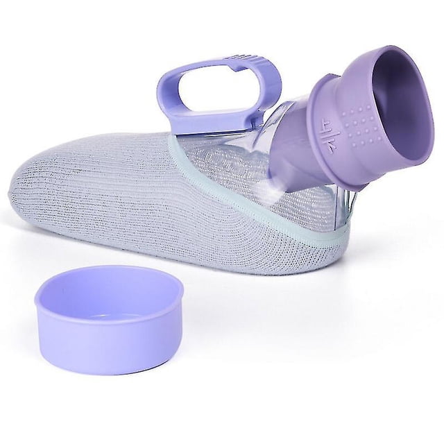 Urinarios femeninos, contenedor de orina a prueba de fugas de 700 ml Cámaras para urinarios femeninos Botellas portátiles para orinar fáciles de limpiar
