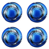 4X Professional Soccer Ball Size 5 Official Soccer Training Football Ball Competition Outdoor Football Blue,4 x soccer ball,Blue