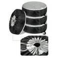 thumbnail image 4 of Car Suv Tire Cover Case Silver Black Spare Tire Wheel Storage Protector Bag 4Pcs L, 4 of 9