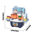thumbnail image 3 of bxhwj Kids Play Kitchen Sink Toy with Running Water, 36 Piece Pretend Play Cooking Set and Food, Interactive Role Play Kitchen Center for Toddlers Boys and Girls Gift, 3 of 6