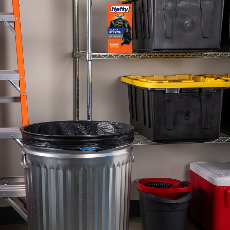 Hefty Ultra Strong Multipurpose Large Trash Bags, 30 Gallon photo 2