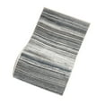 thumbnail image 6 of Well Woven Custom Size Runner - Choose Your Length - Ginelle Grey Blue Abstract Geometric Stripes 31 Inches Wide x 10 Feet Long Runner (31" x 10' Runner) Rug, 6 of 6