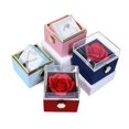 thumbnail image 2 of Caja de regalo de joyería con forma de rosa para el día de San Valentín, caja de jabón acrílico con forma de flor, caja para collar y colgante con anillo de color, 2 of 6
