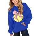 thumbnail image 2 of CPNG Girls Oversized Hoodie Softball Bow Printed Long Sleeve Hooded Pullover Sweatshirt Comfort Loose Casual Hoodie Sweatshirt Tops, 2 of 5