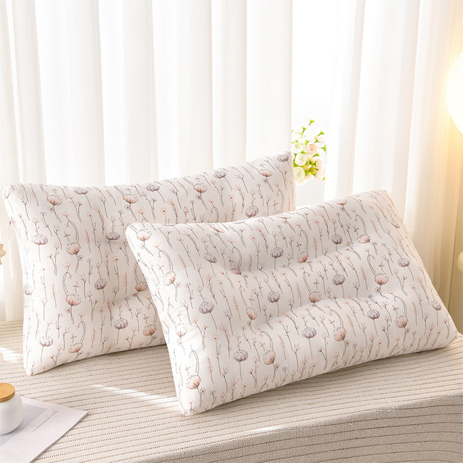 Bed Pillows Queen Size Set of 1, Hotel Quality Soft Down Alternative Bed Pillow for Side and Back Sleepers, 20 x 30 Inches