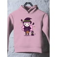 thumbnail image 3 of Cute Trick Or Treat Witch Hoodie Toddler -Image by Shutterstock,  2 Toddler, 3 of 4