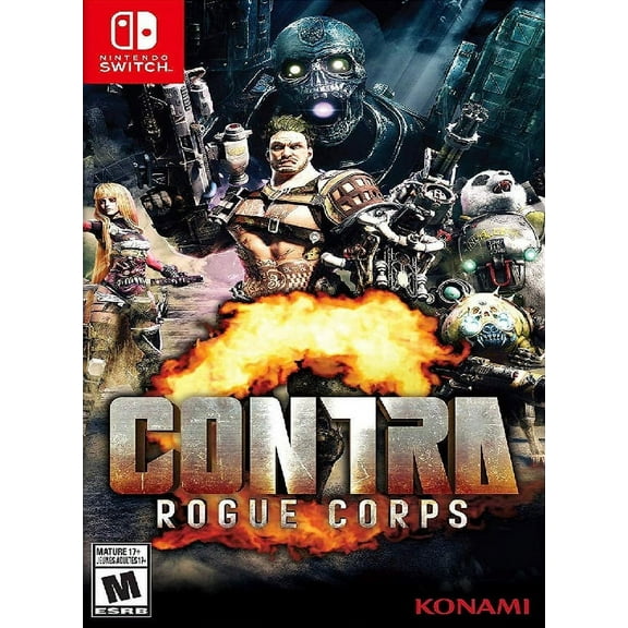 Restored Contra: Rogue Corps (Nintendo Switch, 2019) Shooter Game (Refurbished)