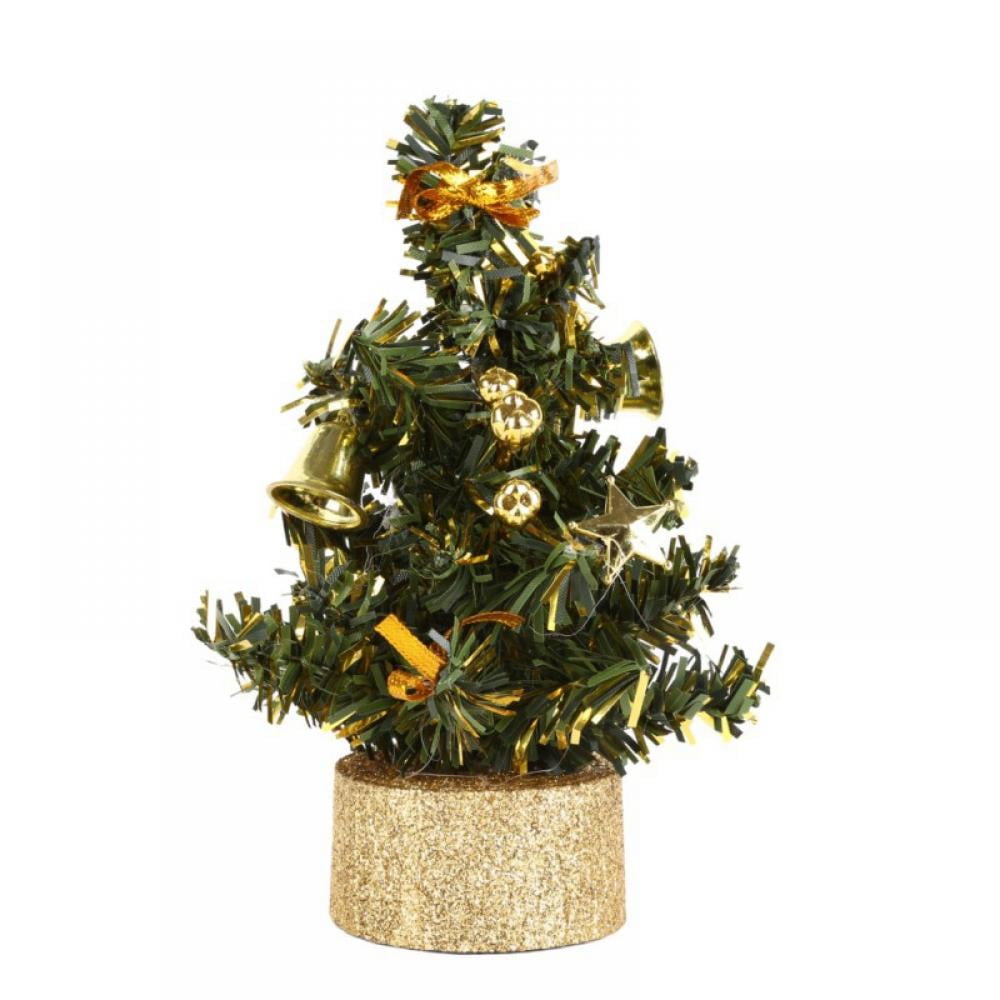 Details about   Christmas Tree Wooden Table Decoration With GOLD baubles 40cm 3Dimentional