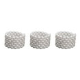 thumbnail image 2 of Thinsony Femmes Chic Perle Strass Stretch Bracelet Mariage Bal pour Mariée Blanc 6 Rangée 3Set, 2 of 6