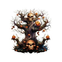 Halloween Decor - Home Wall Stickers - Wall Decal - Halloween Pumpkin Wall Stickers Art Wall Decals Removable Vinyl Peel and Stick for Halloween Party Toilets Door Living Room Kitchen Decorations