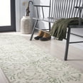 thumbnail image 2 of SAFAVIEH Martha Stewart Jardin Hyram Floral Runner Rug, Ivory/Green, 2'3" x 8', 2 of 11