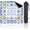Blue and Yellow, variant on Mahjong Mat for Table Orange Purple Checkerboard for Modern Design 31.5"x31.5" Non-Slip Noise Reduction American Mahjong Table Cloth for Poker Card Dominoes Tile Games Gifts
