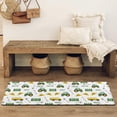 thumbnail image 4 of Cartoon Tractors Fences White Pattern Bathroom Rugs Mat,Non Slip Microfiber Bathroom Rug,Rubber Backing,Soft Bathroom Mats for Bathroom Floor,Tub and Shower,47x17in(120x43cm), 4 of 5