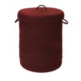 thumbnail image 1 of Simply Home Solid Sangria 18x18x30 hamper w/ lid, 1 of 1
