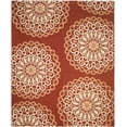 thumbnail image 2 of Safavieh Courtyard Summer Geometric Indoor/Outdoor Area Rug, Red/Beige, 8' x 10', 2 of 6