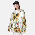 thumbnail image 3 of Lsque Sunflowers Leaves And Birds UPF 50+ Lightweight Sun Protection Men's Women's Long Sleeve Shirt, Hoodie Performance -Large, 3 of 9