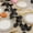 Black B, variant on Black Artificial Vines Garland, 81.4in Realistic Fake Leaves Strip, Plastic Waterproof Foliage for Indoor Ceiling Stair Home Party Wedding Decor, 1Pc