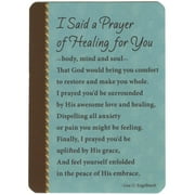 I Said a Prayer of Healing Laminated Prayer Cards -Pack of 25
