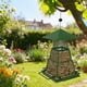thumbnail image 5 of Comedero Colgante para Pájaros de Exterior | Comedero de Hierro Multicapa con Nidos Decorativos | Jaula Verde para Jardín, Patio, para Alimentar Aves Silvestres y Atraer La Fauna Al Aire Libre, 5 of 6