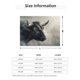 thumbnail image 5 of Fotbe Mystical Bull in Fog Manta de Franela con Estampado, Manta Ultrasuave para Cama, Sofá, Auto, Hipoalergénica y Antibolitas-60"x50", 5 of 6